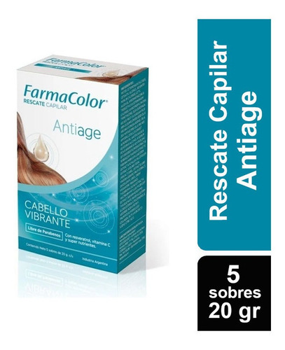 Farmacolor Rescate Capilar Antiage Resveratrol Vit C X 5 Sob