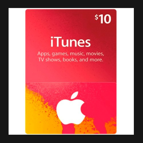 Itunes Apple Card $10 Para iPod iPhone Tarjeta Prepago