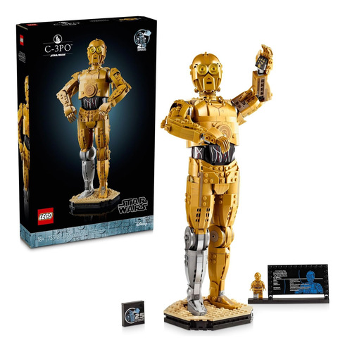 Figura Droide Lego Star Wars C-3po Para Construir, Construir