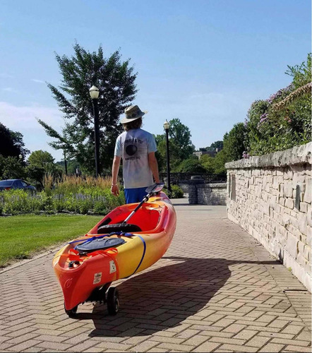Imagen 4 de 5 de Carro Soporte Cama Con Ruedas Ajustable Para Kayak