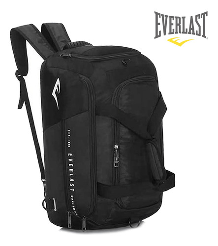 Imagen 4 de 10 de Bolso Mochila Viaje Deportivo Tiras Reforzadas Gym Urbano