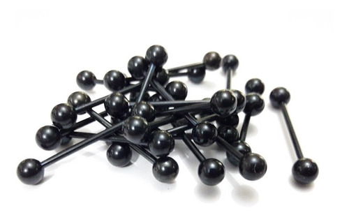 Piercing Lingua Titânio Preto 