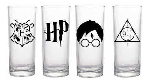 Set De Vasos Altos Harry Potter