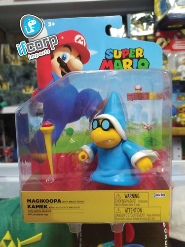 Figura Super Mario Magikoopa Varita Magica Jakks Pacific