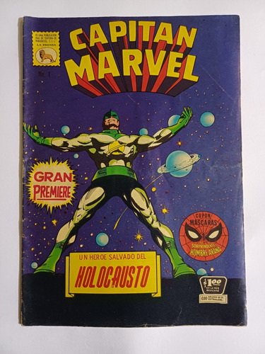 Comic Capitan Marvel #1 Editado Por La Prensa 1968. Vintage