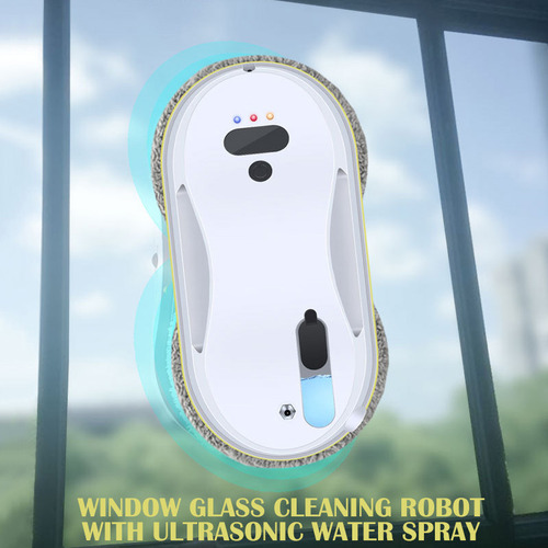 Robot Limpiador De Ventanas Con Pulverizador De Agua