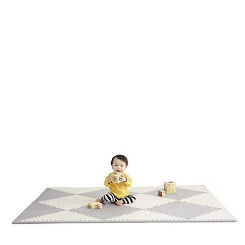 Skip Hop Playspot Foam 178 X  142cm Grey Juego Tapete Bebe 