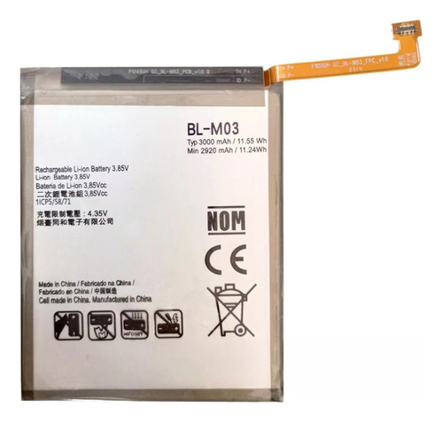 B.ateria Compatible Para Lg K22 // K22 Plus Bl-m03 Promo!!!
