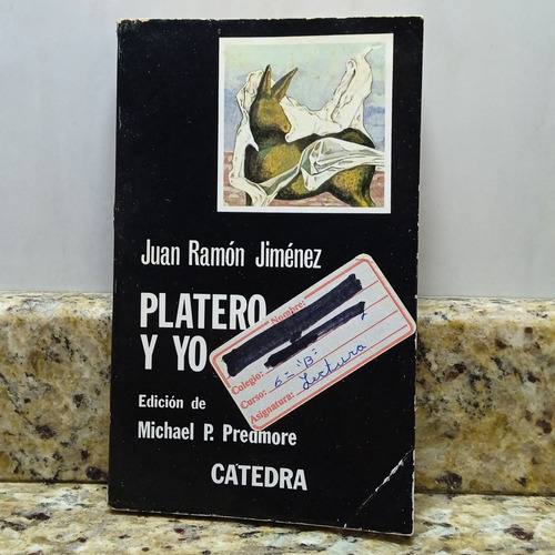 Libro Platero Y Yo - Juan Ramon Jimenez