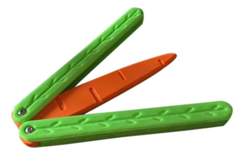 Brinquedos Com Faca De Cenoura Butterfly Knife Fidget Toy