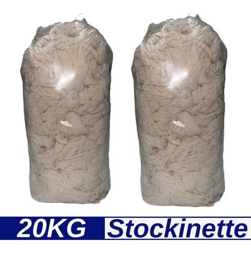 Trapo Limpieza Industrial - Stockinette 100% Algodón 20 Kg