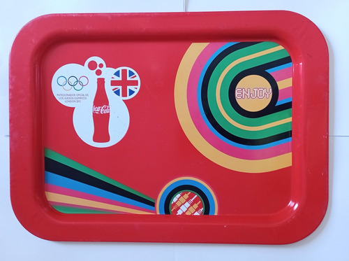 Charola Coca Cola Juegos Olímpicos Londres 2012 Original (Usado)