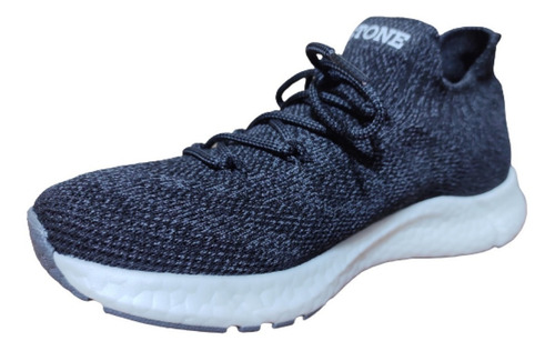 Imagen 3 de 5 de Zapatilla Stone Urbana Deportivas Gris Ultra Liviana