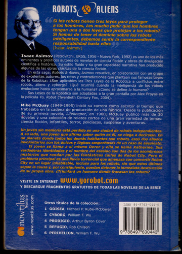 Sospecha; Robots & Aliens 02 Mike Mc Quay, Isaac Asimov. (Usado)