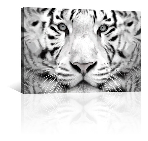 Cuadro Decorativo Ilustraciones Animales Tigre De Bengala