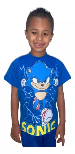 Fantasia Sonic (camiseta Infantil)