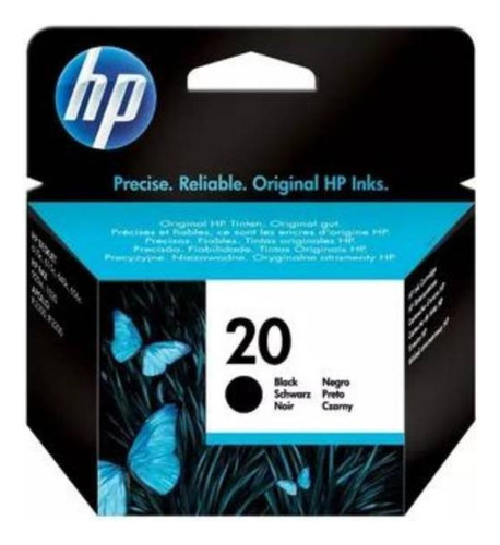 Cartucho Hp 20 Black C6614d 28ml