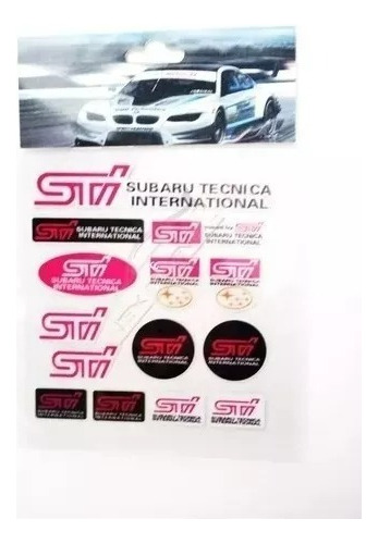 Stickers Auto  Subaru Sti