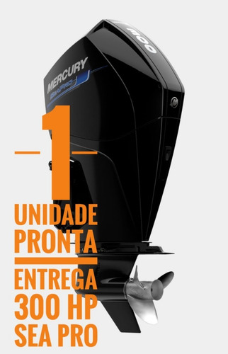 Motor De Popa 300 Hp Mercury Sea Pro- Pronta Entrega .