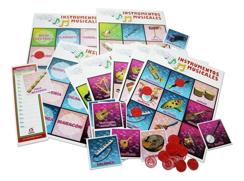 Bingo Sonidos De Instrumentos Musicales