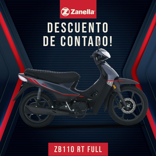 Imagen 1 de 17 de Zanella Zb 110 Rt Descuento Contado - Unicomoto Canning