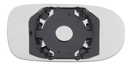 Imagen 3 de 5 de Vidrio Espejo Para Fiat Siena 01 18 9 Cm Con Base Izquierdo
