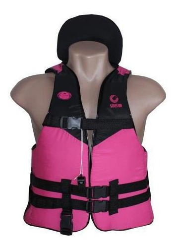 Colete Salva Vidas 20kg Rosa Infantil Praia Piscina Barco