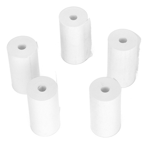 Recibo: Papel Térmico, 5 Rolos De Impressão, 57x30mm, Transp