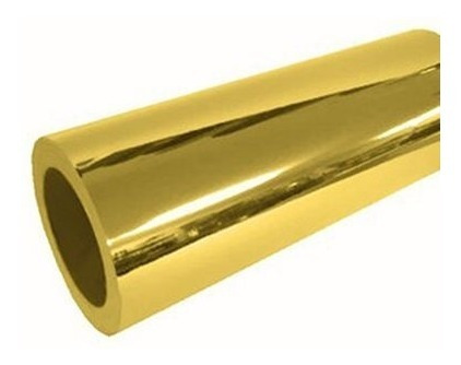 Adesivo Poliester Cromado Dourado 1 22x1 00m R 34 00 Em Mercado