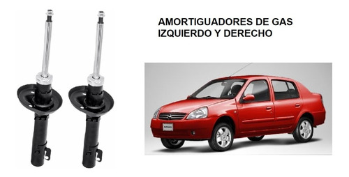 Amortiguadores  Nissan Platina 2005-2006-2007 Par Delt Gas 