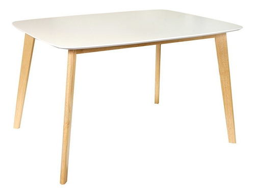 Set De Mesa 1,20x0,80 + 4 Sillas Tulip Blanca