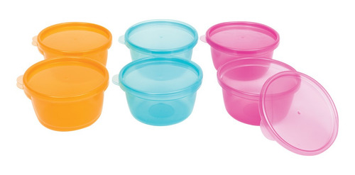 Imagem 6 de 6 de Pote De Papinha Para Congelar Armazenar Comida Bebe 250ml