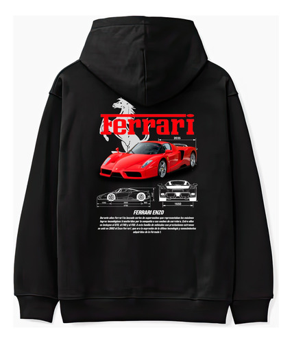 Sudadera Ferrari Enzo Automóvil Carreras Hoodie Unisex