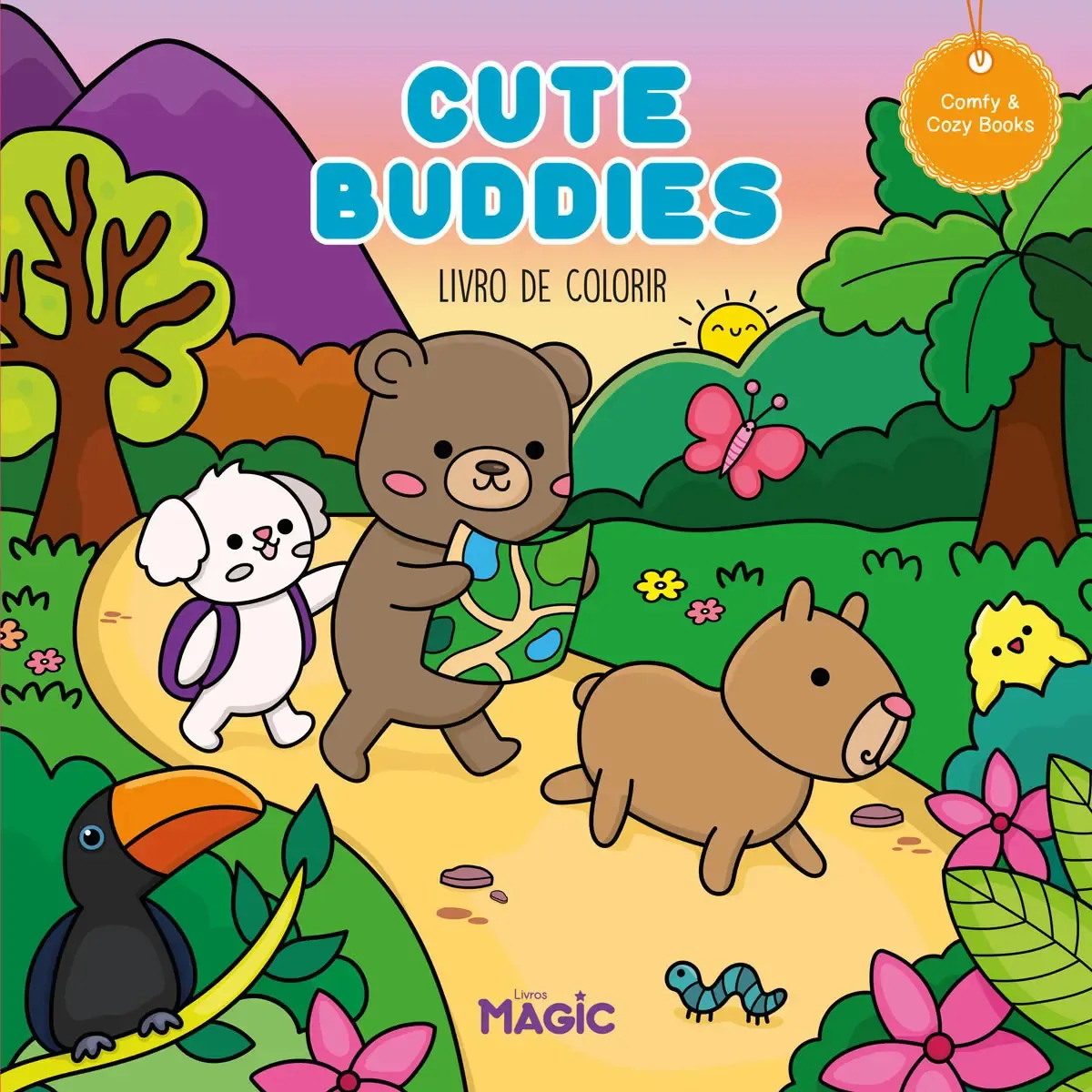Livro Cute Buddies - Livro De Colorir
