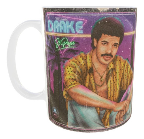 Taza De Ceramica Drake Retro