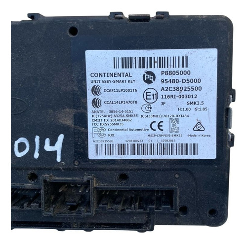 Módulo De Encendido Smart Key Kia Optima 2018 P8805000 (Usado)