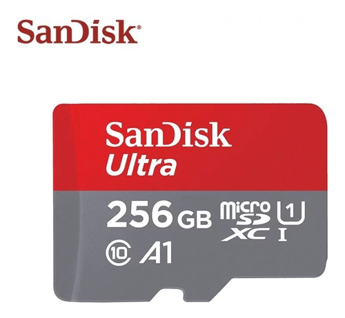 Cartão De Memória Sandisk 256 Gb + Adaptador + Pen Drive