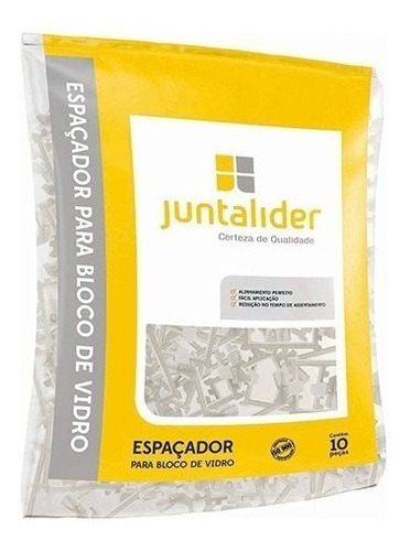 Kit 10 Espaçador Para Bloco Tijolos De Vidro Juntalider