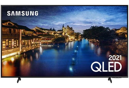 Imagem 1 de 4 de Smart Tv Samsung 55 Qled 4k Qn55q60aagxzd Modo Game Som Em M