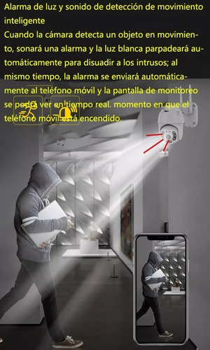 Camara De Seguridad Ip Wifi Robotizada 360° Para Exteriores