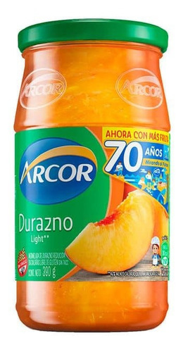 Mermelada Arcor Durazno Light X 390 Gr