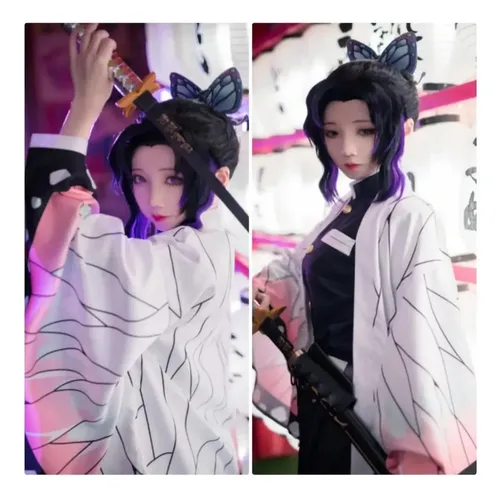Peluca De Cosplay Morada Con Trenzas – Unisex Para Niños, De Seda, Larga 58 Cm