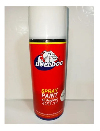 Pintura Bulldog En Spray Profesional 400 Ml Blanco Mate