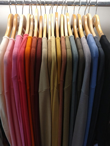 10 Remera Básica Manga Larga Mujer + 1 Sweater Basico Liso