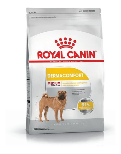 Royal Canin Medium Dermacomfort X 10kg Envío.t.pais Il Cane