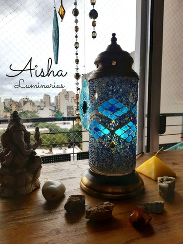 Aisha Luminarias / Lámpara Cilindro Grande 34x16x16
