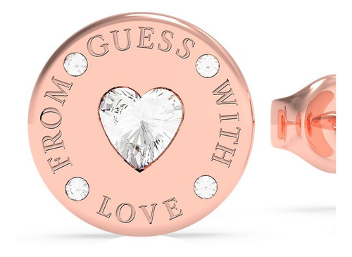 Aretes Para Mujer Guess Guess Is For Lovers Color Dorado Color Oro Rosa 2