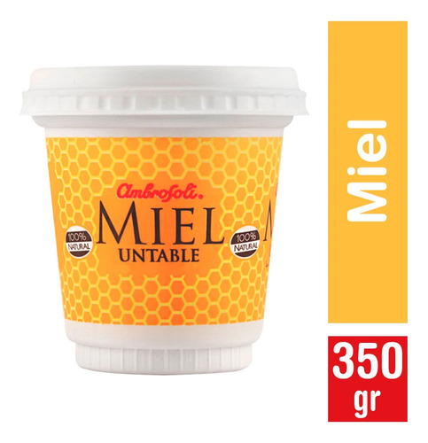 Miel De Abeja Ambrosoli Untable 350 G