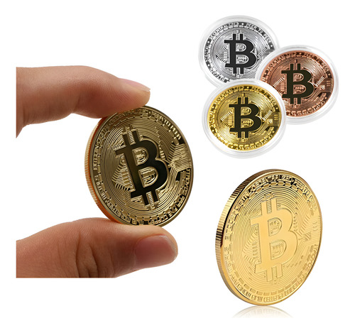 3 Bitcoin Criptomoneda Bit Coin Fisico Moneda Fantasia