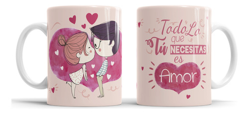 Kit Imprimible Plantillas Tazas San Valentín Sublimar M17